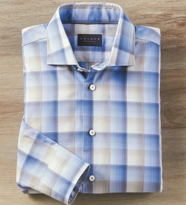 Calder Carmel Check Shirt- Long Sleeve Sport Shirts