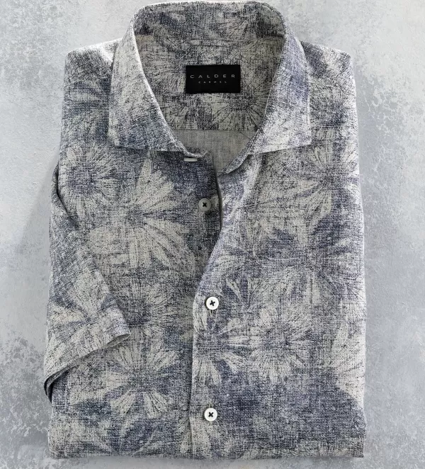 Calder Carmel Floral Shirt- Short Sleeve Sport Shirts