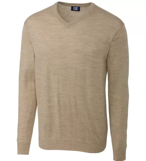 Cutter u0026 Buck Cutter & Buck Douglas Washable Merino Blend V-Neck Sweater- Pullovers & Layers