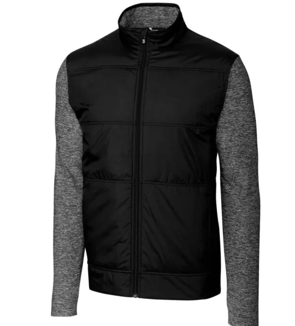 Cutter u0026 Buck Cutter & Buck Drytec Stealth Full Zip Wind Knit- Cardigans