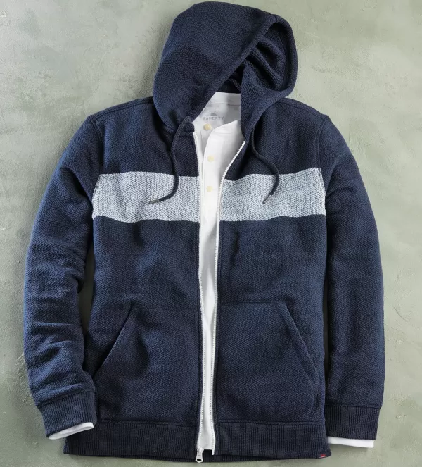 Faherty Whitewater Hoodie- Cardigans