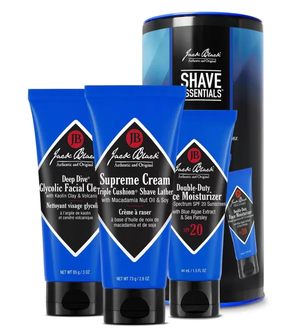 Jack Black Shave Essentials Set- Grooming & Skincare