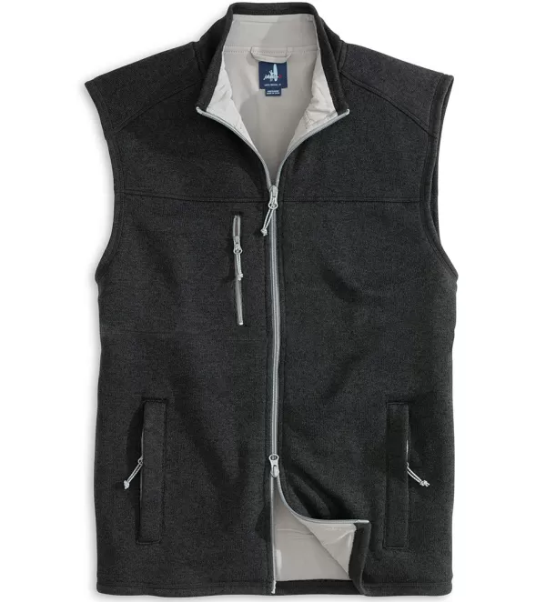 Johnnie-O Wes Fleece Vest- Vests