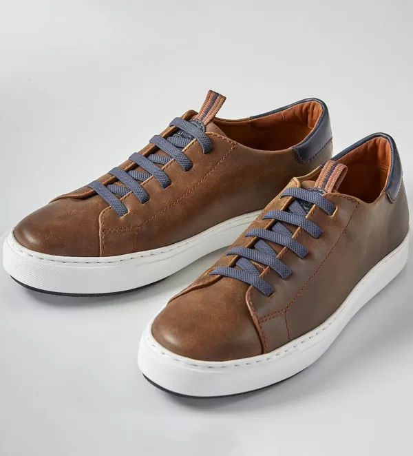 Johnston u0026 Murphy Johnston & Murphy Anson Leather Sneaker- Casual Shoes