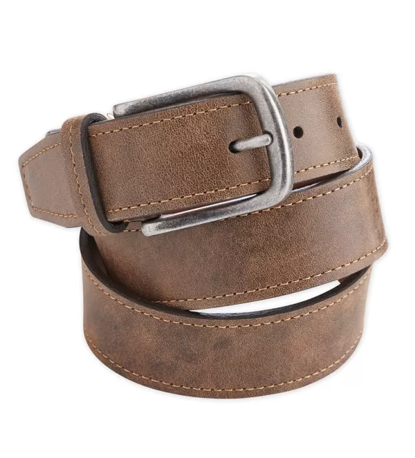 Johnston u0026 Murphy Johnston & Murphy Knox Leather Belt- Belts