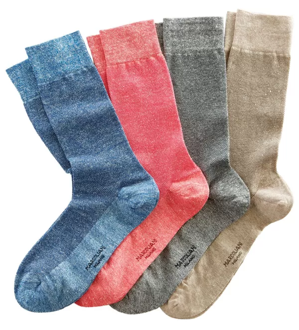 Marcoliani Pique Marl Socks- Socks