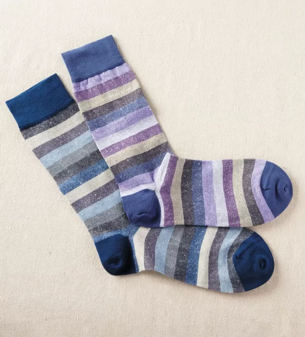 Marcoliani Tonal Stripe Socks- Socks