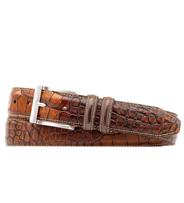 Martin Dingman Bill Alligator-Grain Belt- Belts