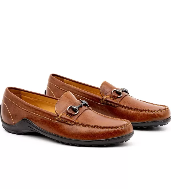 Martin Dingman Bill Horse Bit Leather Loafer- Casual Shoes