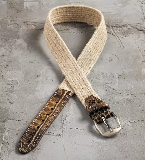 Martin Dingman Brooks Braided Belt- Belts