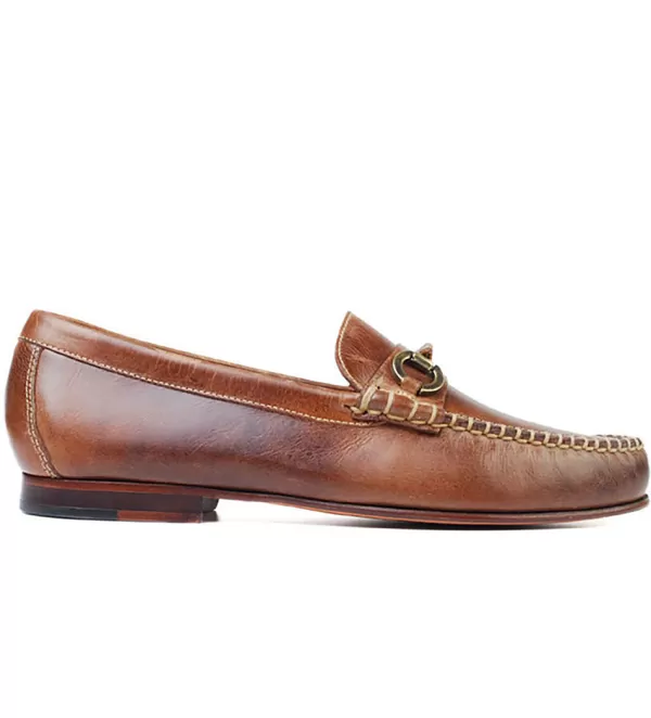 Martin Dingman Old Row Horse Bit Leather Loafer- Casual Shoes