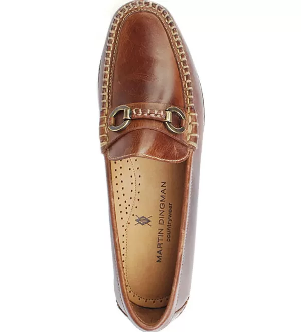 Martin Dingman Old Row Horse Bit Leather Loafer- Casual Shoes