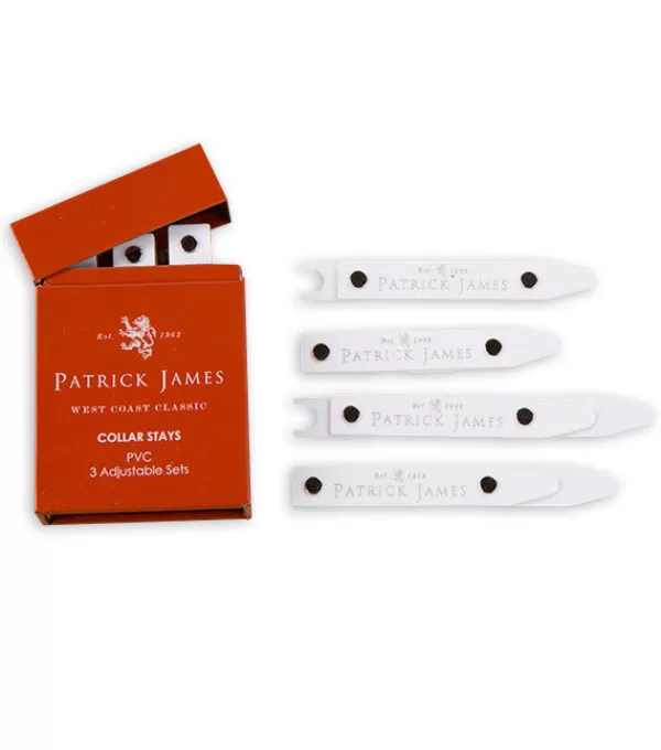 Patrick James 3-Pack Pvc Collar Stays- Miscellaneous