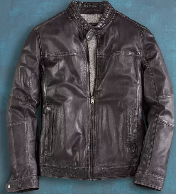 Patrick James Leather Jacket- Leather & Suede