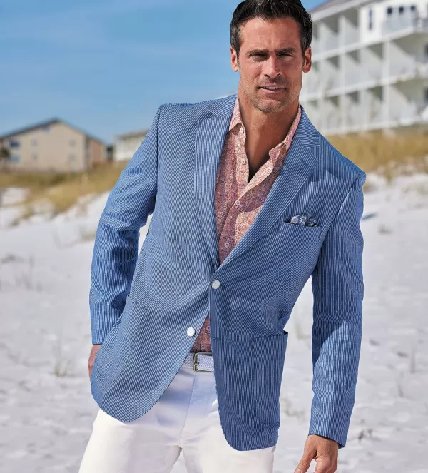 Patrick James Linen Sport Coat- Sport Coats