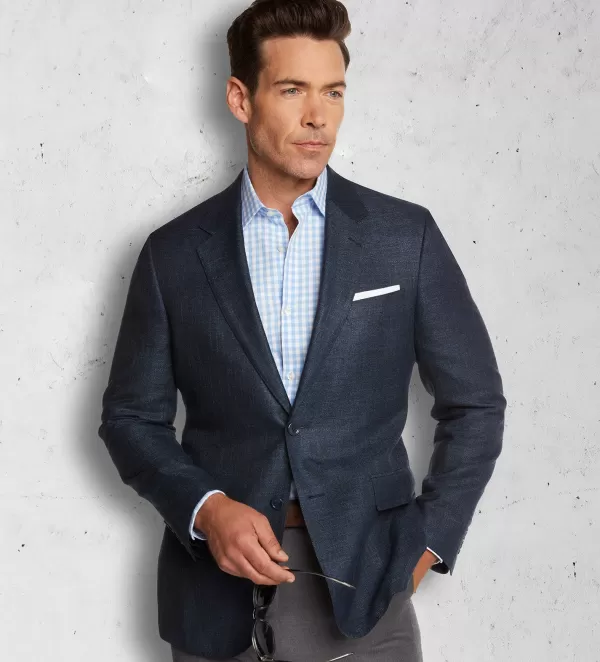 Patrick James Melange Bamboo Sport Coat- Sport Coats