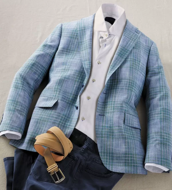 Patrick James Plaid Sport Coat- Sport Coats