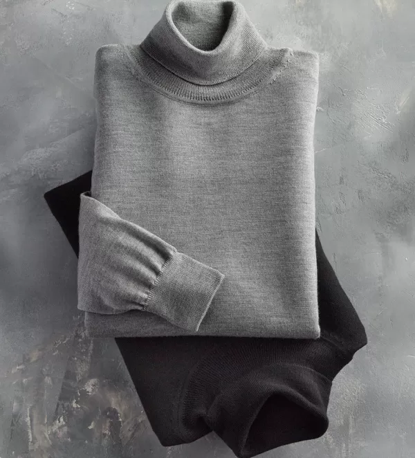 Reserve Australian Wool Turtleneck Sweater- Pullovers & Layers