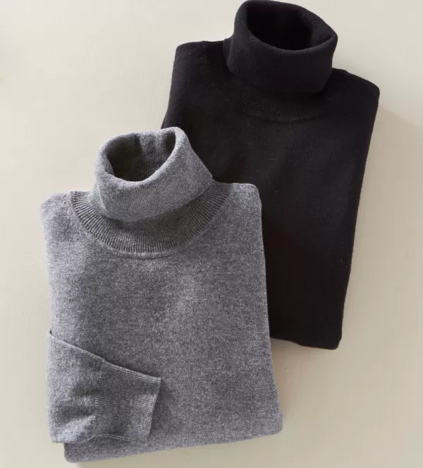 Reserve Cashmere Turtleneck- Pullovers & Layers