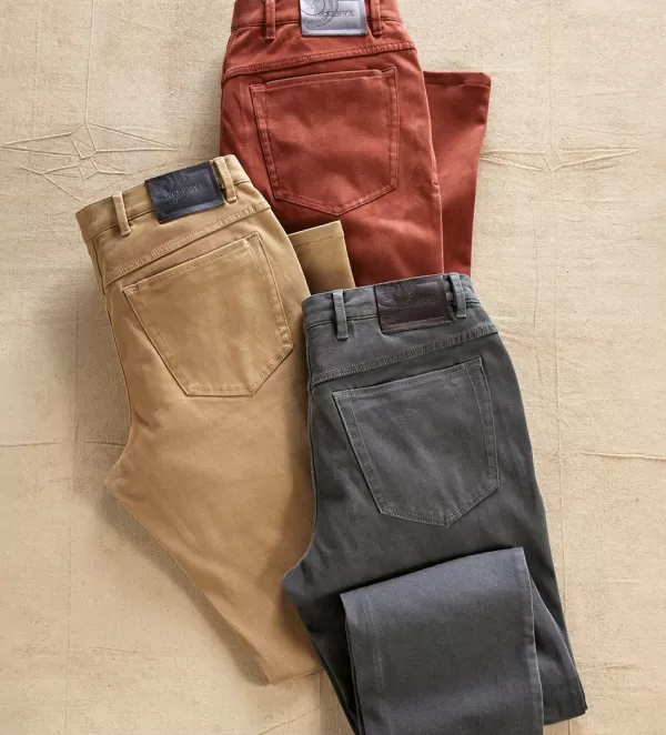 Reserve Peach Twill Jeans- Casual Pants