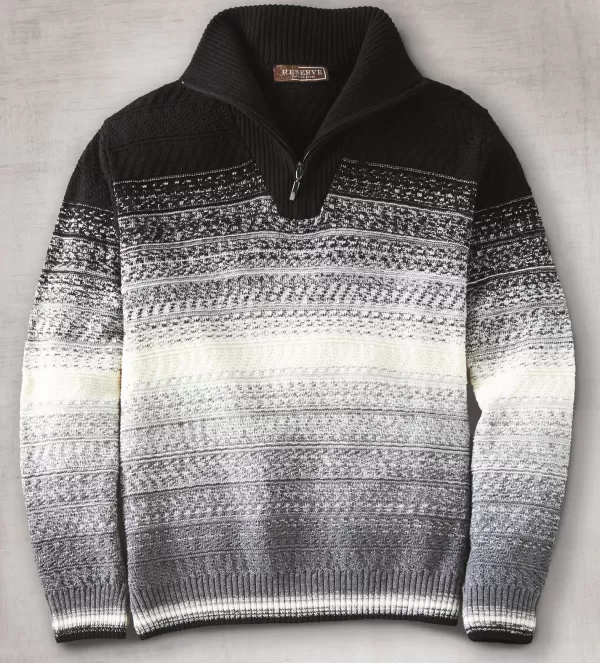 Reserve Textured Gradient Sweater- Pullovers & Layers