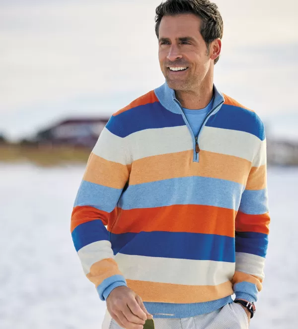 Reserve Trowbridge Stripe Sweater- Pullovers & Layers