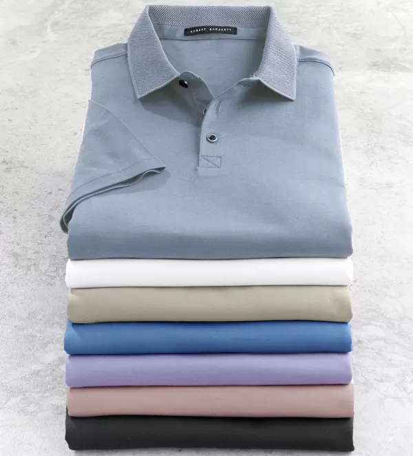 Robert Barakett Georgia Short Sleeve Polo Shirt- Polos & Knits