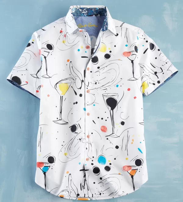 Robert Graham El Estio Martini Shirt- Short Sleeve Sport Shirts