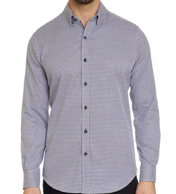 Robert Graham Everett Neat Modern Americana Sport Shirt- Long Sleeve Sport Shirts