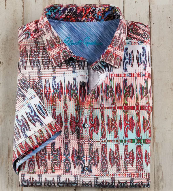 Robert Graham High Times Shirt- Short Sleeve Sport Shirts