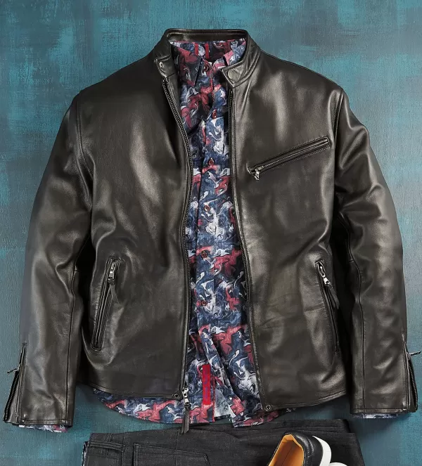 Robert Graham Kilburn Leather Jacket- Leather & Suede