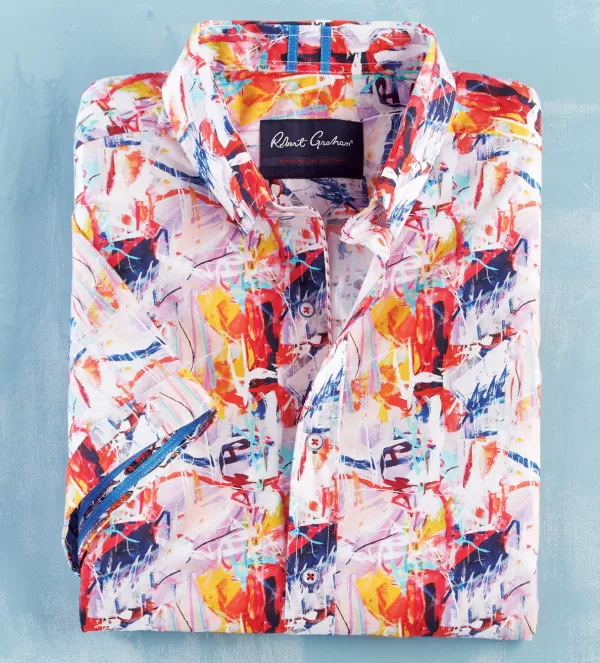 Robert Graham Ledger Shirt- Short Sleeve Sport Shirts