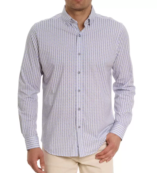 Robert Graham Long Sleeve Balix Knit Shirt- Polos & Knits