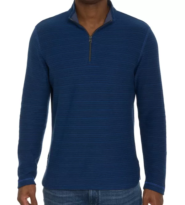 Robert Graham Long Sleeve Desmond Knit Shirt- Long Sleeve Sport Shirts