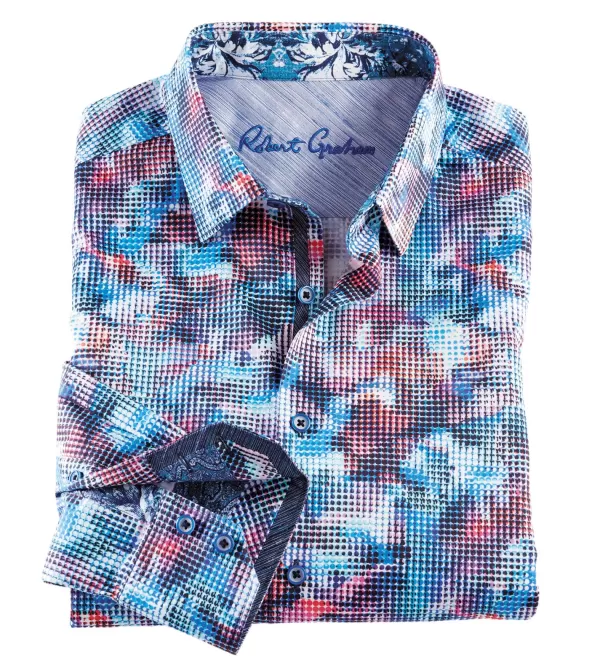 Robert Graham Outer Banks Long Sleeve Shirt- Long Sleeve Sport Shirts