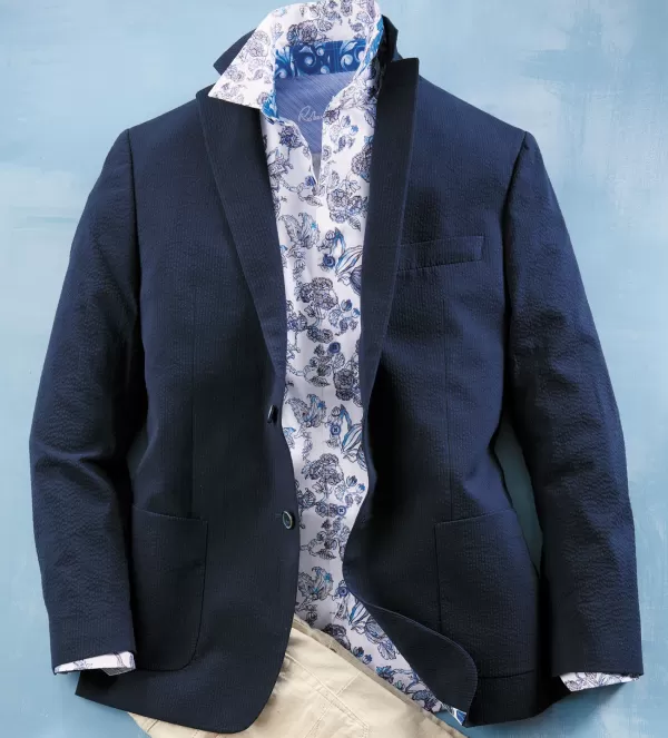 Robert Graham Rayburn Seersucker Sport Coat- Sport Coats