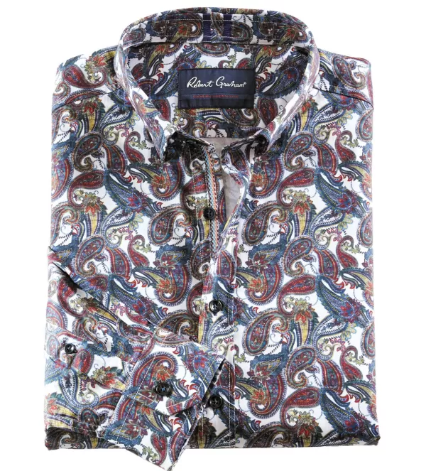 Robert Graham Sabir Paisley Shirt- Long Sleeve Sport Shirts