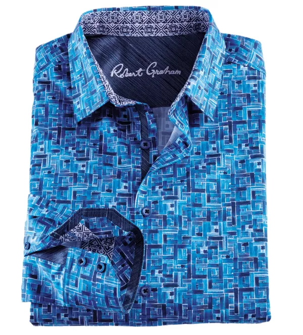 Robert Graham Seas The Day Long Sleeve Shirt- Long Sleeve Sport Shirts