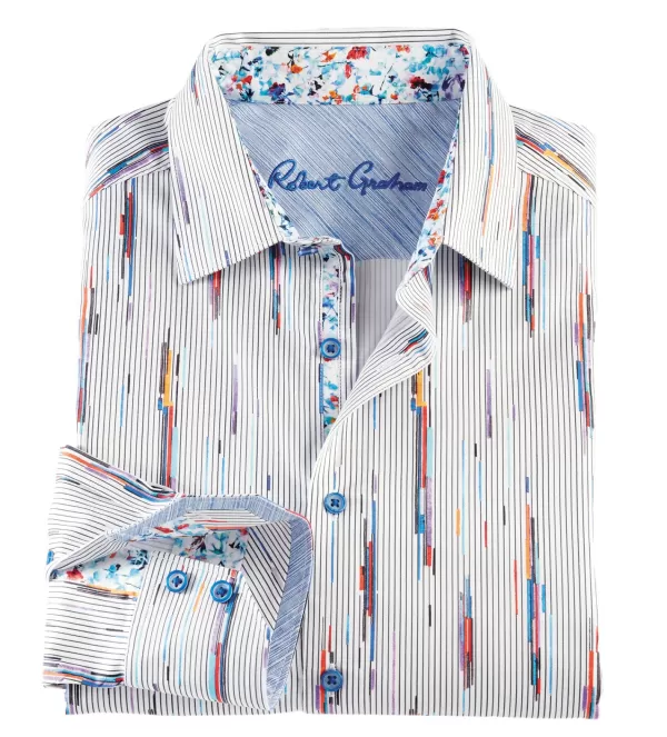 Robert Graham Shipping Lines Long Sleeve Shirt- Long Sleeve Sport Shirts