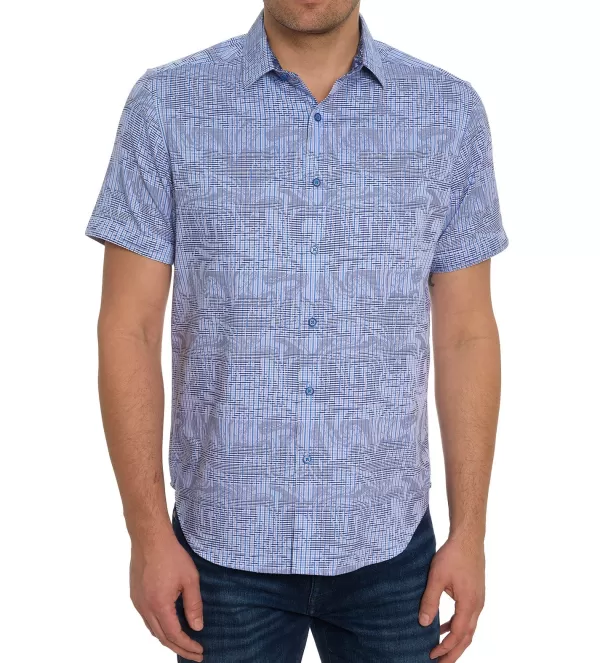 Robert Graham Short Sleeve Rum Swizzle Woven Shirt- Short Sleeve Sport Shirts