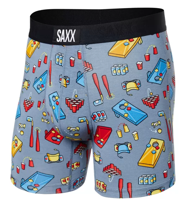 SAXX Beer Olympics Vibe Boxer Briefs- Underwear