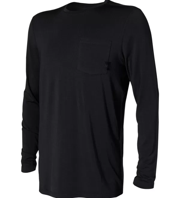 SAXX Sleepwalker Long Sleeve Pocket Tee Shirt- Tees