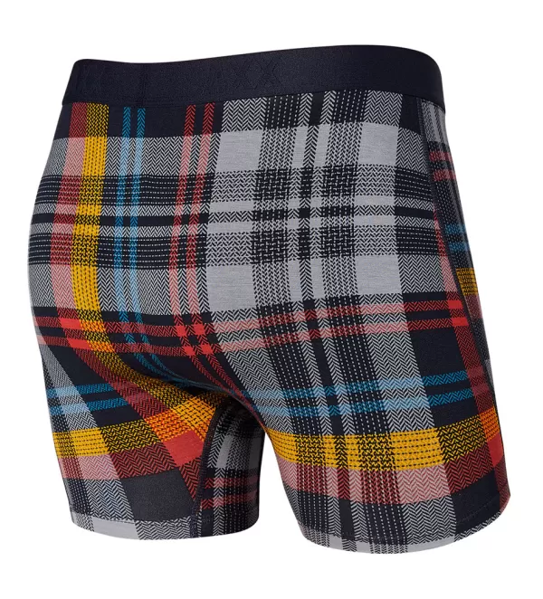 SAXX Ultra Free Fall Plaid Boxer Brief- Underwear