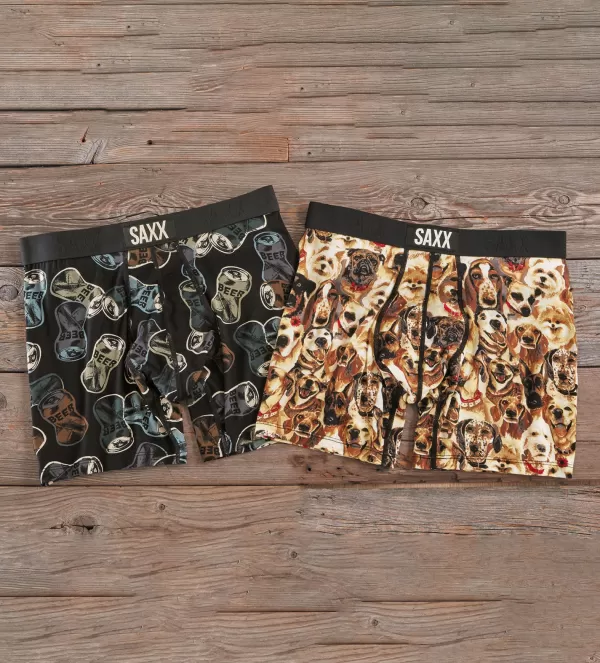 SAXX Vibe Dogs Boxer Briefs- Underwear