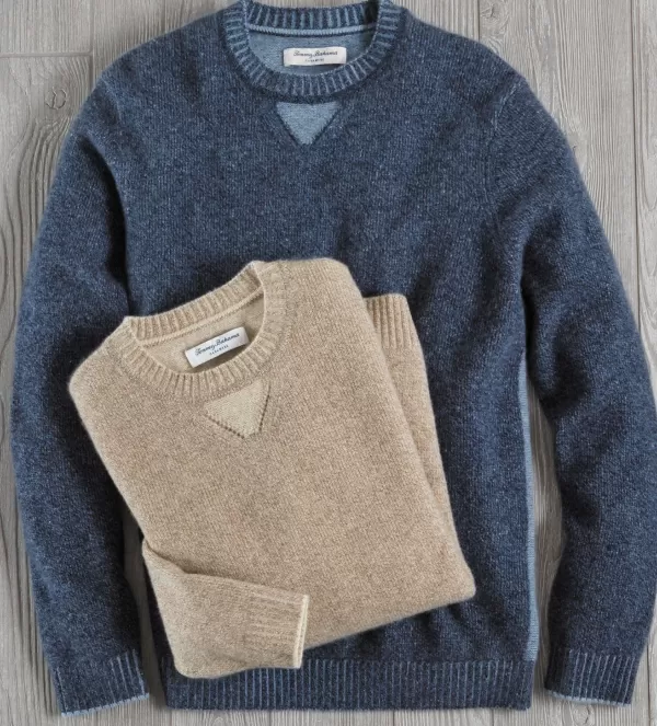 Tommy Bahama Soft Sands Cashmere Crewneck- Pullovers & Layers