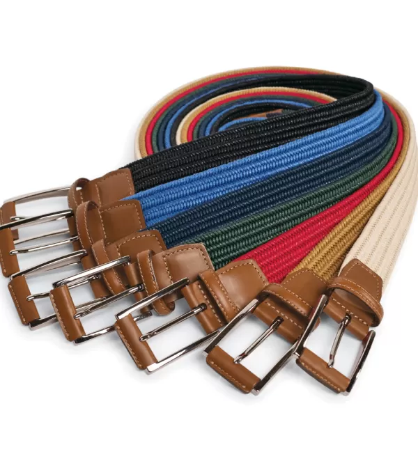 Torino Woven Stretch Belt- Belts