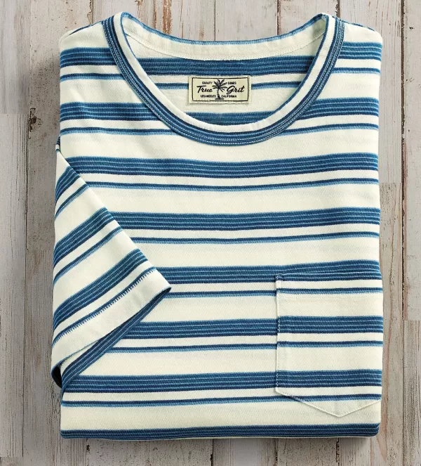 True Grit Catalina Stripe Tee- Tees