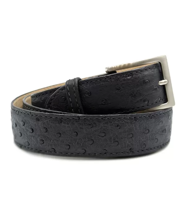 Zelli Genuine Ostrich Quill Belt- Belts