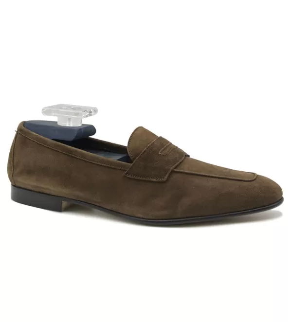 Zelli Tasca Sueded Goatskin Loafer- Dress Shoes